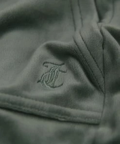 JUICY COUTURE TRACKSUITS CHINOIS GREEN CLASSIC VELOUR ROBERTSON HOODIE