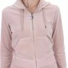 JUICY COUTURE TRACKSUITS SHADOW GREY CLASSIC VELOUR ROBERTSON HOODIE