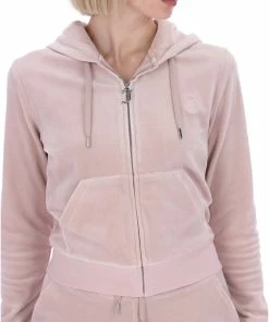 JUICY COUTURE TRACKSUITS SHADOW GREY CLASSIC VELOUR ROBERTSON HOODIE