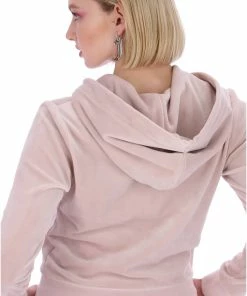 JUICY COUTURE TRACKSUITS SHADOW GREY CLASSIC VELOUR ROBERTSON HOODIE