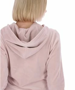 JUICY COUTURE TRACKSUITS SHADOW GREY CLASSIC VELOUR ROBERTSON HOODIE