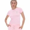 JUICY COUTURE ALMOND BLOSSOM DIAMANTE JC GIRLFRIEND TEE