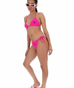JUICY COUTURE PINK GLO TRIANGLE LOGO BIKINI