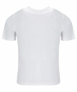 JUICY COUTURE WHITE GIRLFRIEND OMBRE GRAPHIC TEE TOPS