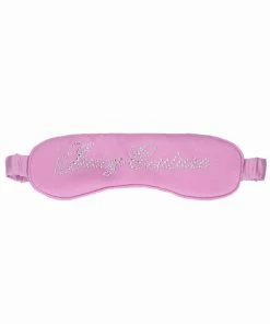 JUICY COUTURE ORCHID PINK DIAMANTE SATIN EYE MASK