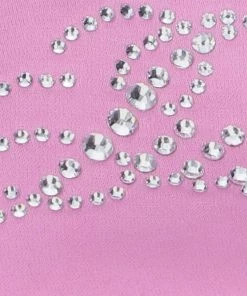 JUICY COUTURE ORCHID PINK DIAMANTE SATIN EYE MASK