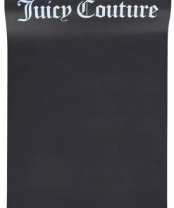 JUICY COUTURE BLACK PU YOGA MAT AND CARRY STRAP