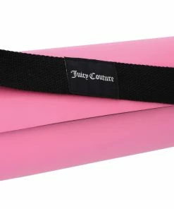 JUICY COUTURE PINK PU YOGA MAT AND CARRY STRAP