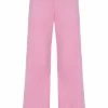 JUICY COUTURE PINK PETAL SAND RIB VELOUR FLARE PANT
