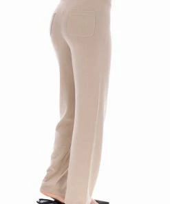 JUICY COUTURE WARM TAUPE CASHMERE BLEND KNITTED BOTTOM BOTTOMS