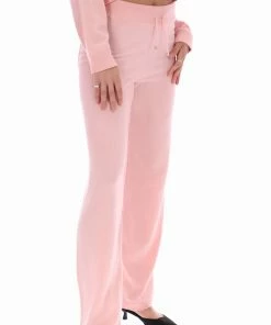 JUICY COUTURE BOTTOMS PALE PINK CASHMERE BLEND KNITTED BOTTOM