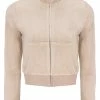 JUICY COUTURE WARM TAUPE CLASSIC VELOUR TRACK TOP