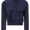 JUICY COUTURE NIGHT SKY BLUE CLASSIC VELOUR TRACK TOP TRACKSUITS