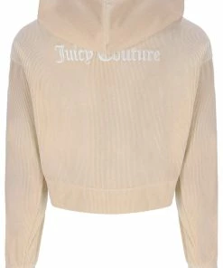 JUICY COUTURE BRAZILLIAN SAND RIB LOUNGE VELOUR HOODIE