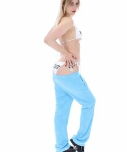 JUICY COUTURE WHITE TRIANGLE LOGO BIKINI