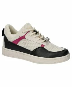 JUICY COUTURE FOOTWEAR BLACK & FUCHSIA TRAINER