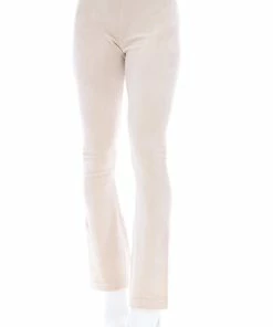JUICY COUTURE SPRING SUMMER '22 COLLECTION BRAZILIAN SAND VELOUR DIAMANTE FLARED PANTS