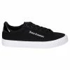 JUICY COUTURE BLACK CANVAS & PU TRAINER FOOTWEAR