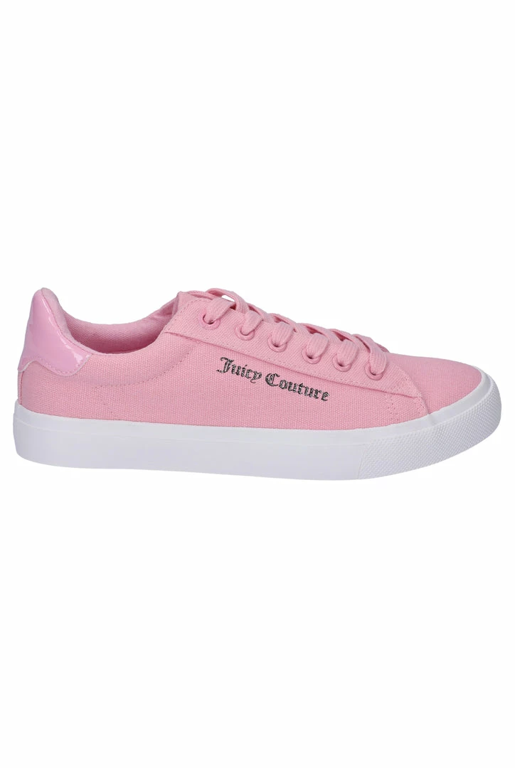 JUICY COUTURE ALMOND BLOSSOM CANVAS & PU TRAINER