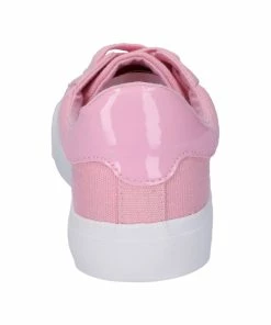 JUICY COUTURE ALMOND BLOSSOM CANVAS & PU TRAINER