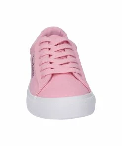JUICY COUTURE ALMOND BLOSSOM CANVAS & PU TRAINER