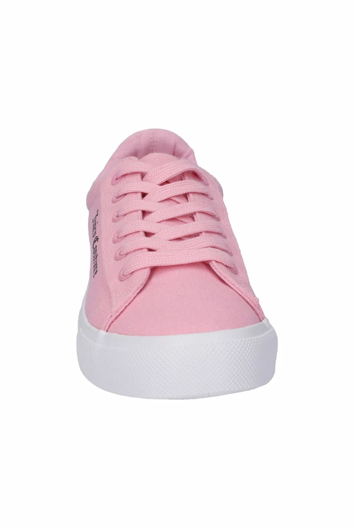 JUICY COUTURE ALMOND BLOSSOM CANVAS & PU TRAINER