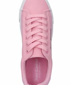 JUICY COUTURE ALMOND BLOSSOM CANVAS & PU TRAINER