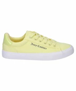 JUICY COUTURE YELLOW CANVAS & PU TRAINER FOOTWEAR
