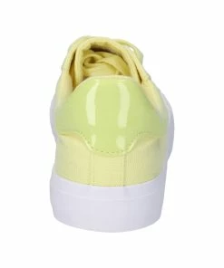 JUICY COUTURE YELLOW CANVAS & PU TRAINER FOOTWEAR
