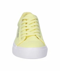 JUICY COUTURE YELLOW CANVAS & PU TRAINER FOOTWEAR