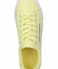 JUICY COUTURE YELLOW CANVAS & PU TRAINER FOOTWEAR