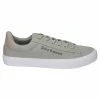JUICY COUTURE LIGHT GREY CANVAS & PU TRAINER