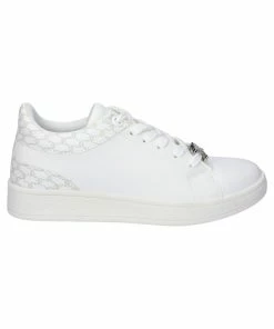 JUICY COUTURE WHITE/GREY LACE UP TRAINERS