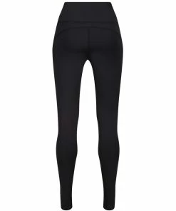 JUICY COUTURE BLACK HIGH WAISTED INTERLOCK LEGGING BOTTOMS
