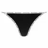 JUICY COUTURE SPRING SUMMER '22 COLLECTION BLACK ELASTIC TRIM BRIEF