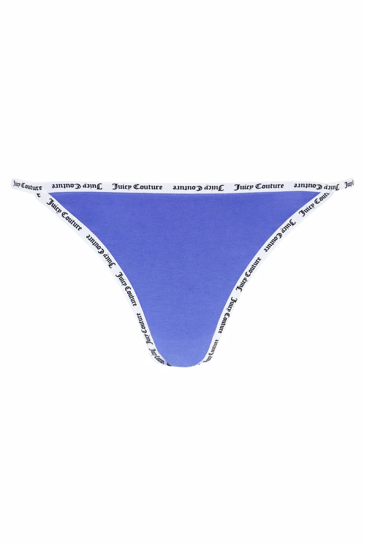 JUICY COUTURE SPRING SUMMER '22 COLLECTION BAJA BLUE ELASTIC TRIM BRIEF