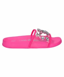 JUICY COUTURE PINK SLIDERS