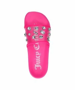 JUICY COUTURE PINK SLIDERS