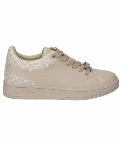 JUICY COUTURE TAUPE LACE UP TRAINER FOOTWEAR