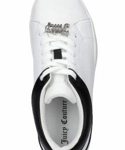 JUICY COUTURE WHITE & BLACK LACE UP TRAINER FOOTWEAR