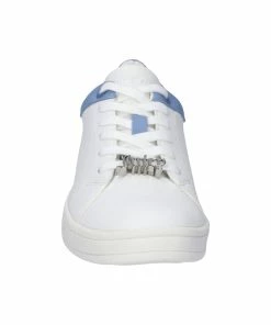 JUICY COUTURE WHITE & BLUE LACE UP TRAINER