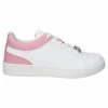 JUICY COUTURE WHITE & PINK LACE UP TRAINER FOOTWEAR