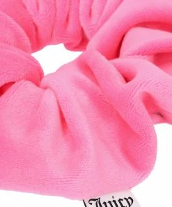 JUICY COUTURE FLURO PINK VELOUR SCRUNCHIE SPRING SUMMER'22 COLLECTION