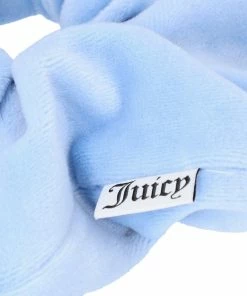 JUICY COUTURE POWDER BLUE VELOUR SCRUNCHIE