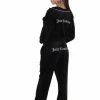 JUICY COUTURE BLACK VELVET PYJAMA PANTS BOTTOMS