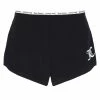 JUICY COUTURE BLACK ELASTIC TRIM SHORTS