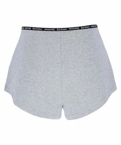 JUICY COUTURE SILVER ELASTIC TRIM SHORTS