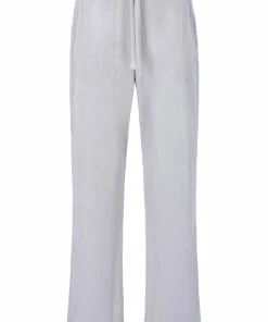 JUICY COUTURE GREY VELVET PYJAMA PANTS