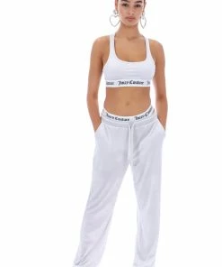 JUICY COUTURE GREY VELVET PYJAMA PANTS