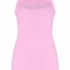 JUICY COUTURE DRESSES ORCHID PINK SATIN DIAMANTE SLIP DRESS